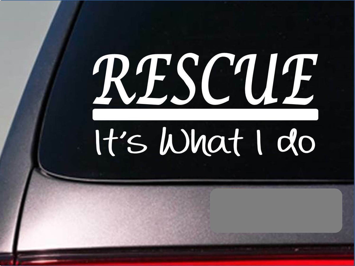 Rescue Vinyl Decal