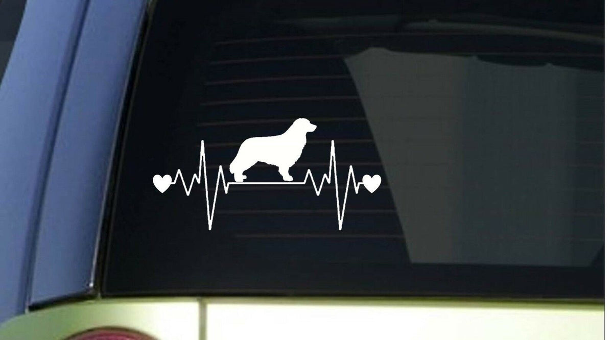 Nova Scotia Duck Tolling Retriever Dog Lifeline Wide Vinyl Decal – 8 Inch