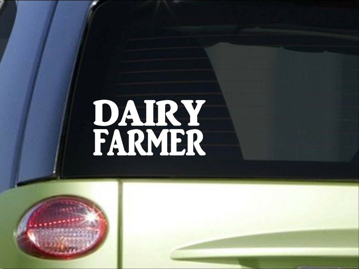 Dairy Farmer Vinyl Decal – 8 Inch