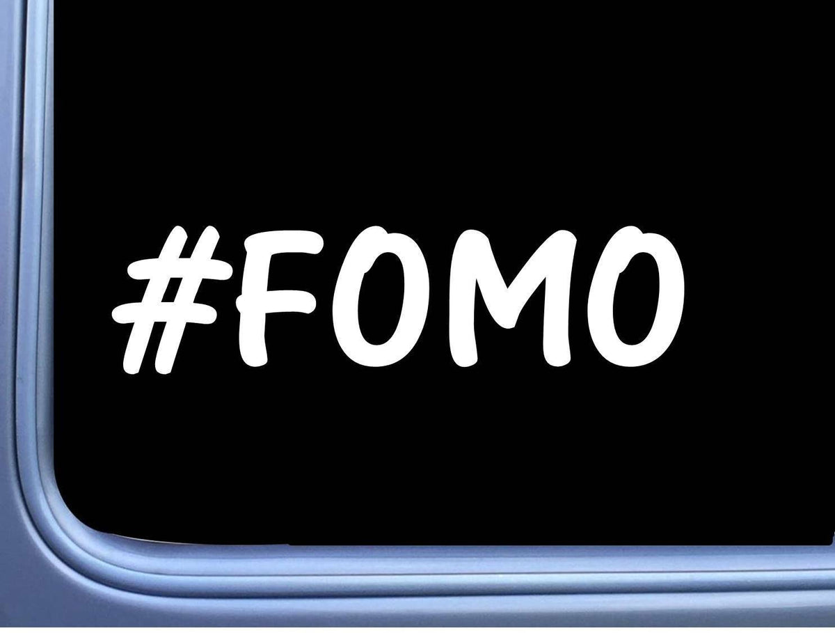 Hashtag Fomo Vinyl Decal – 8 Inch