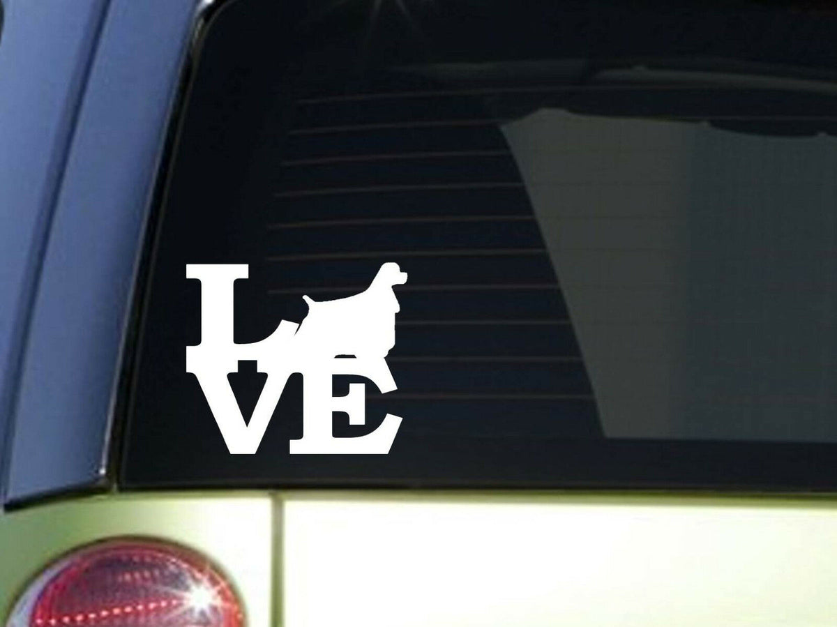 Cocker Love Vinyl Decal – 6 Inch
