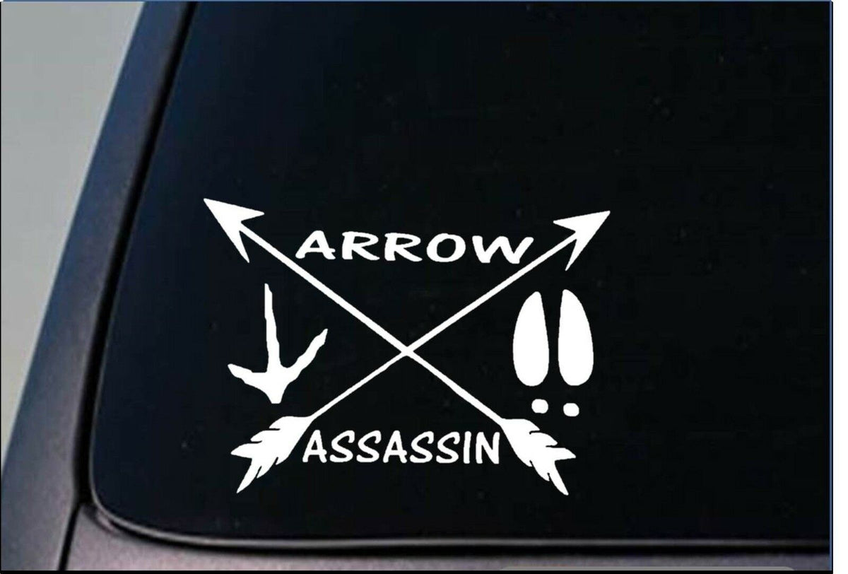Arrow Assassin Vinyl Decal – 8 Inch