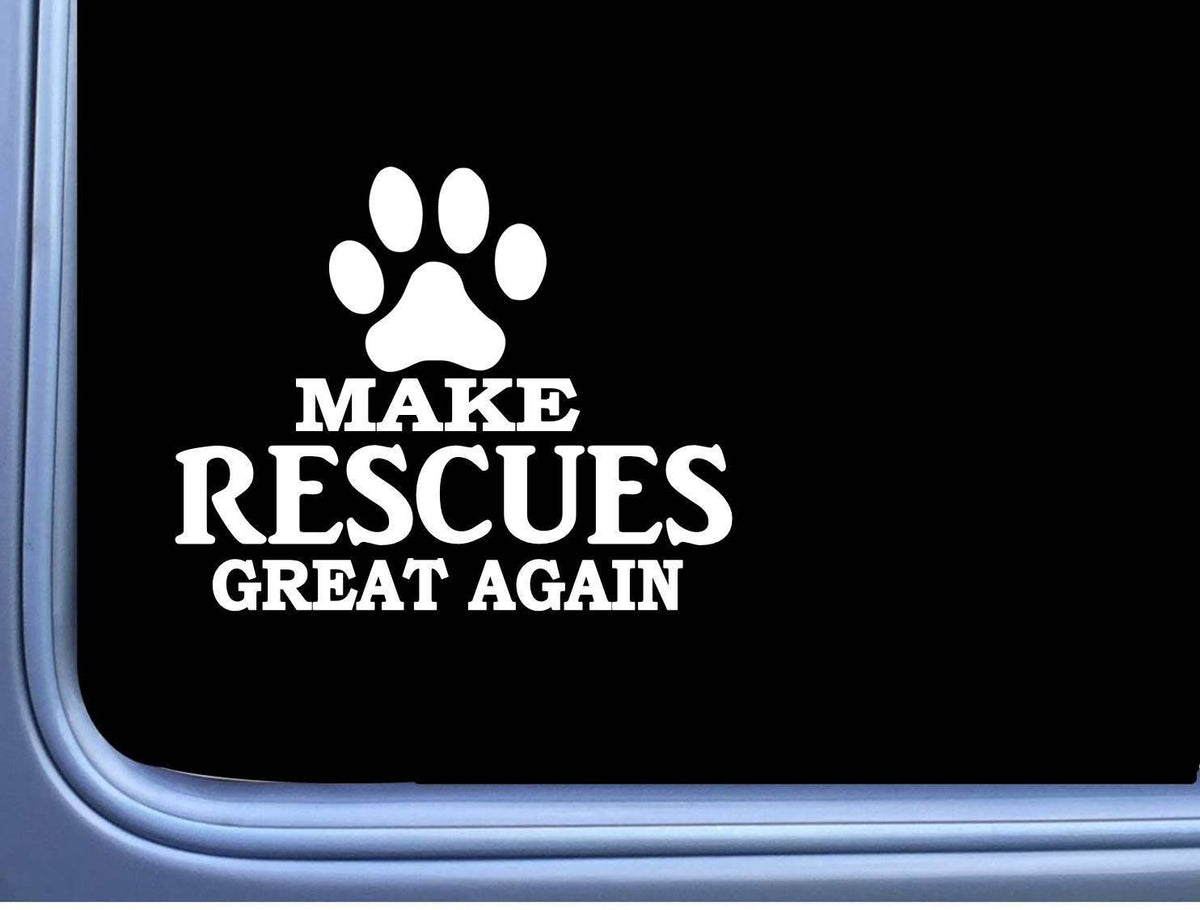 Rescue Maga Dog Vinyl Decal – 7 Inch