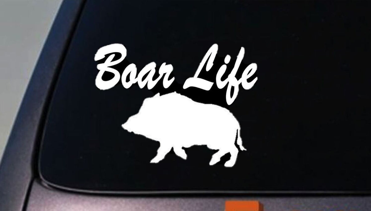 Boar Life Wild Hog Vinyl Decal