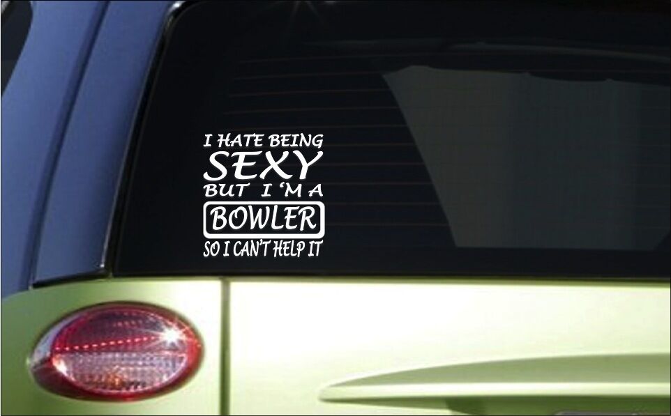 Sexy Bowler Vinyl Decal – 6 Inch
