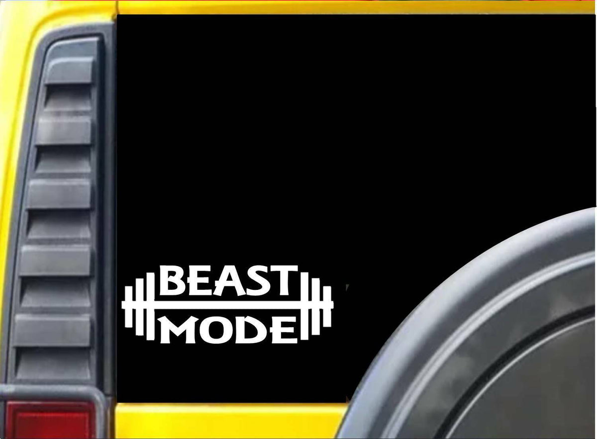 Beast Mode Vinyl Decal – 8 Inch