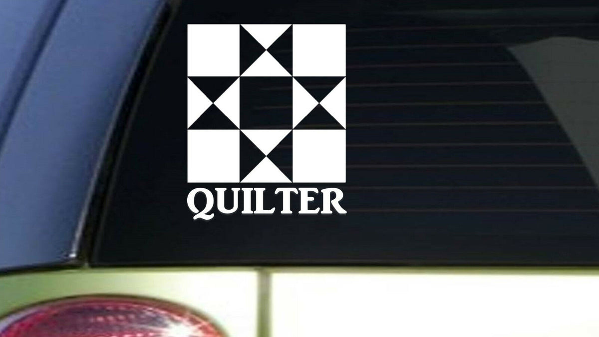 Quilter Vinyl Decal – 6 Inch