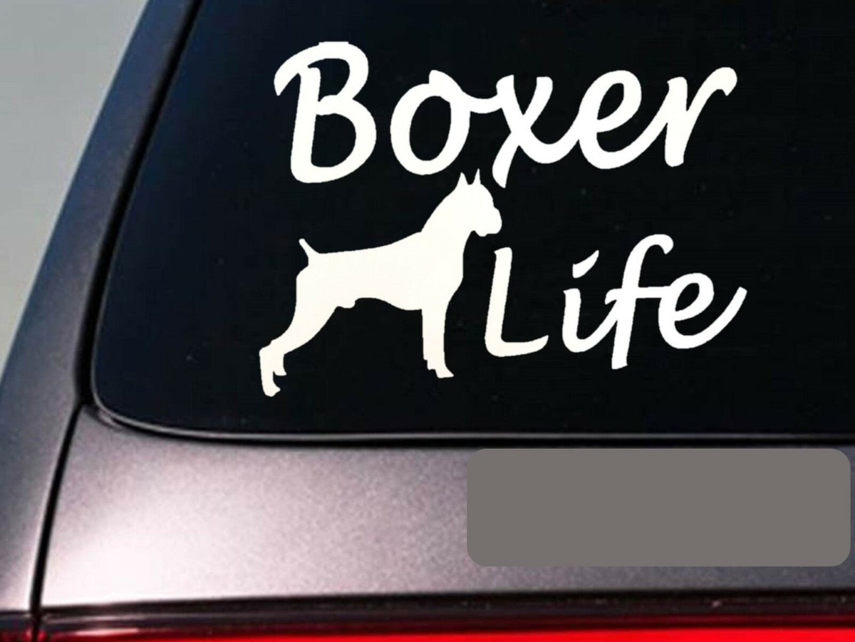 Boxer Life Vinyl Decal – 6 Inch