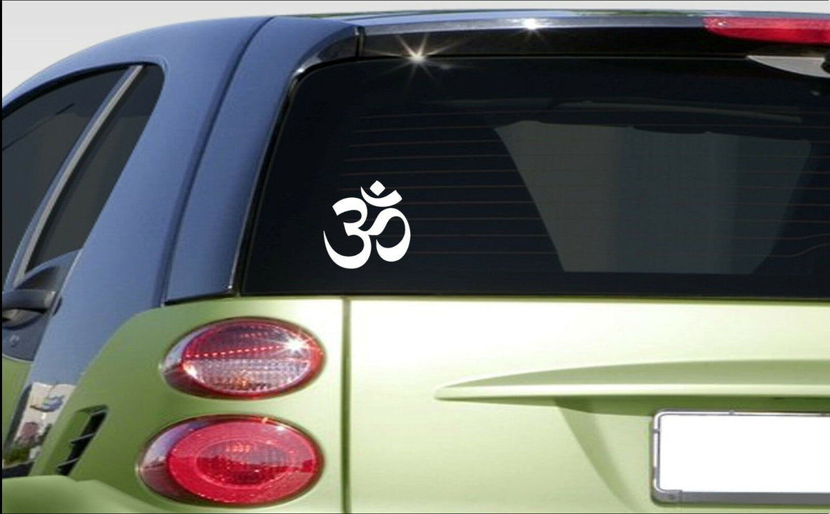 Om Aum Yoga Tantra Meditation Hindu Buddha Symbol Vinyl Decal – 6 Inch