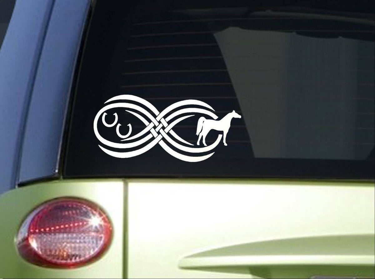 Tribal Arabian Infinity Vinyl Decal – 8.5 Inch