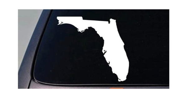 Florida State Vinyl Decal – 6 Inch