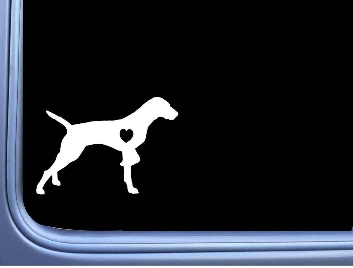 Vizsla Lil Heart Vinyl Decal – 6 Inch