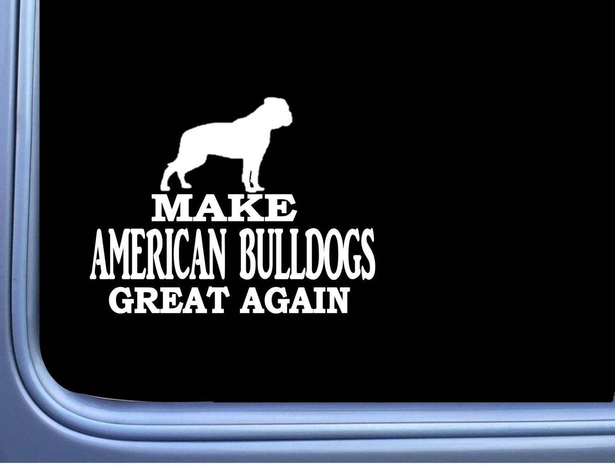 American Bulldog Maga Dog Vinyl Decal – 7 Inch