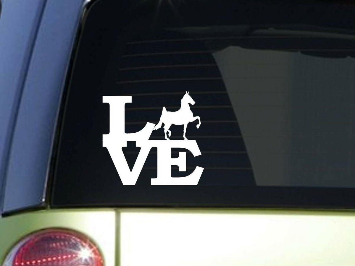 American Saddlebred Love Vinyl Decal – 6 Inch