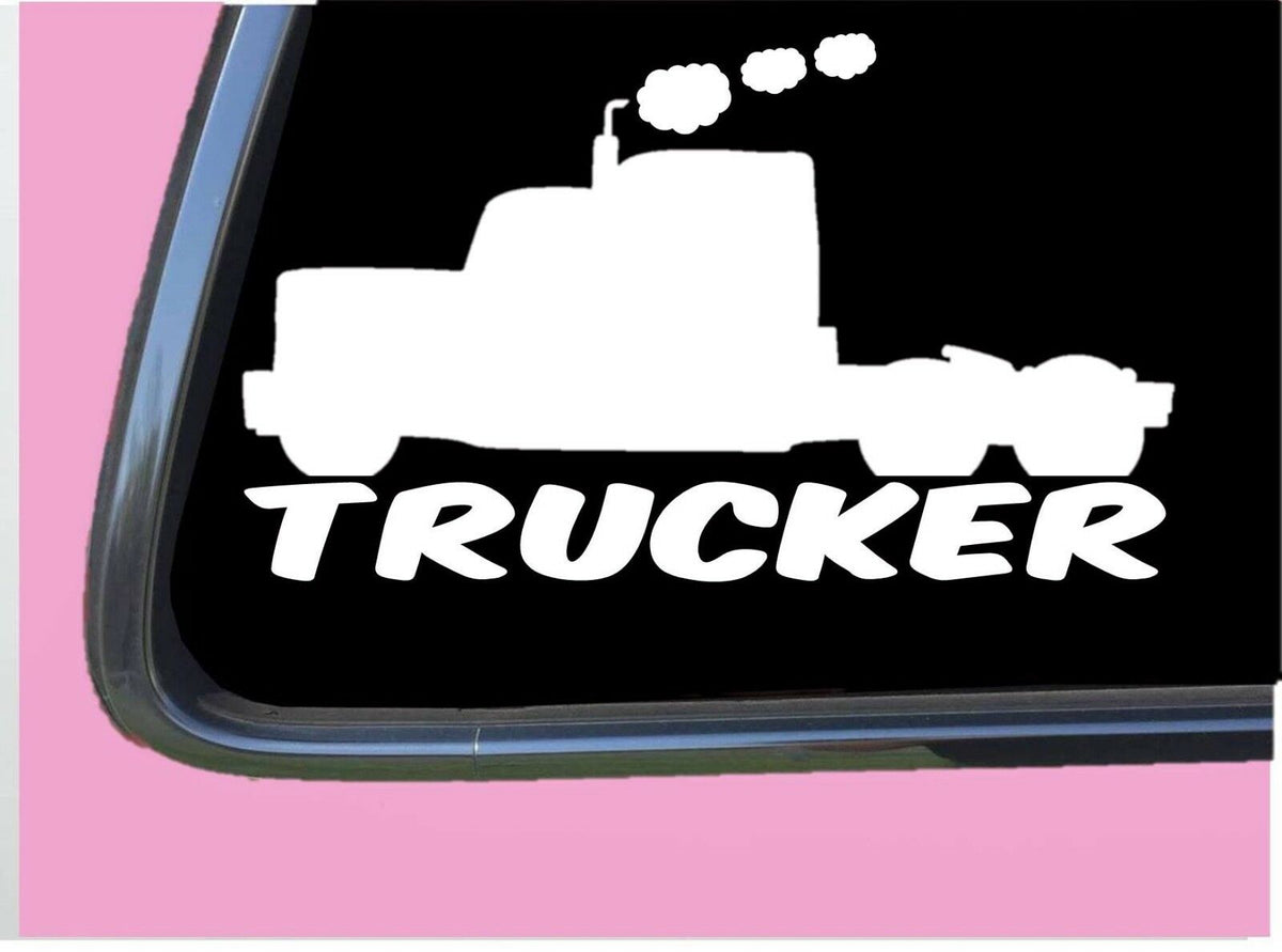 Trucker Vinyl Decal – 6 Inch