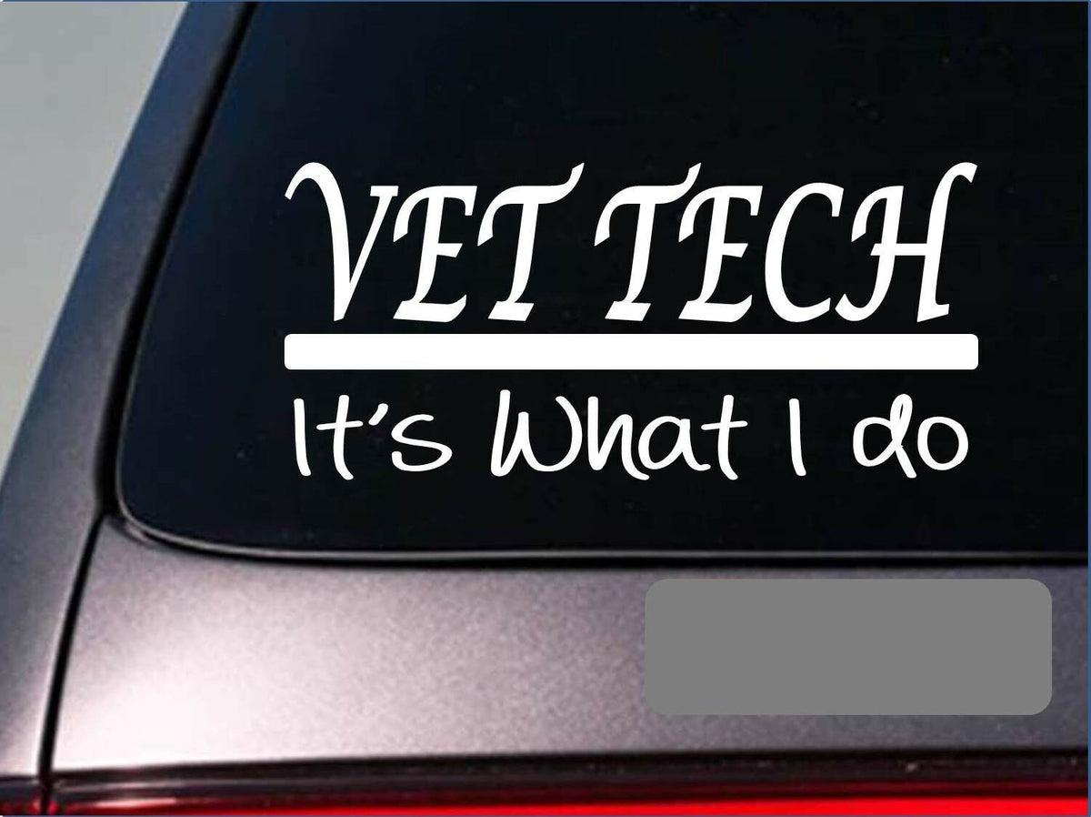 Vet Tech Vinyl Decal