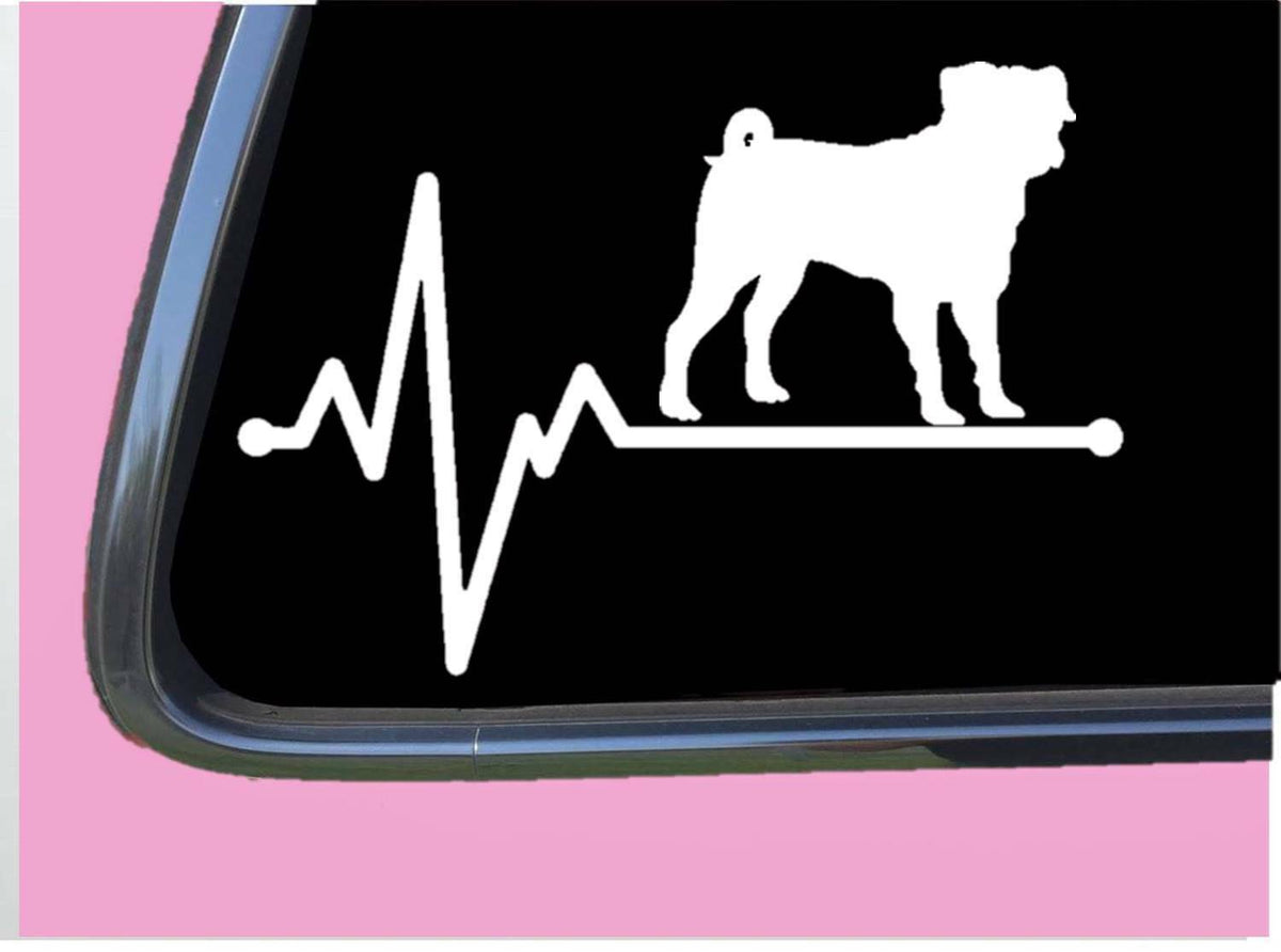 Puggle Lifeline Vinyl Decal – 8 Inch