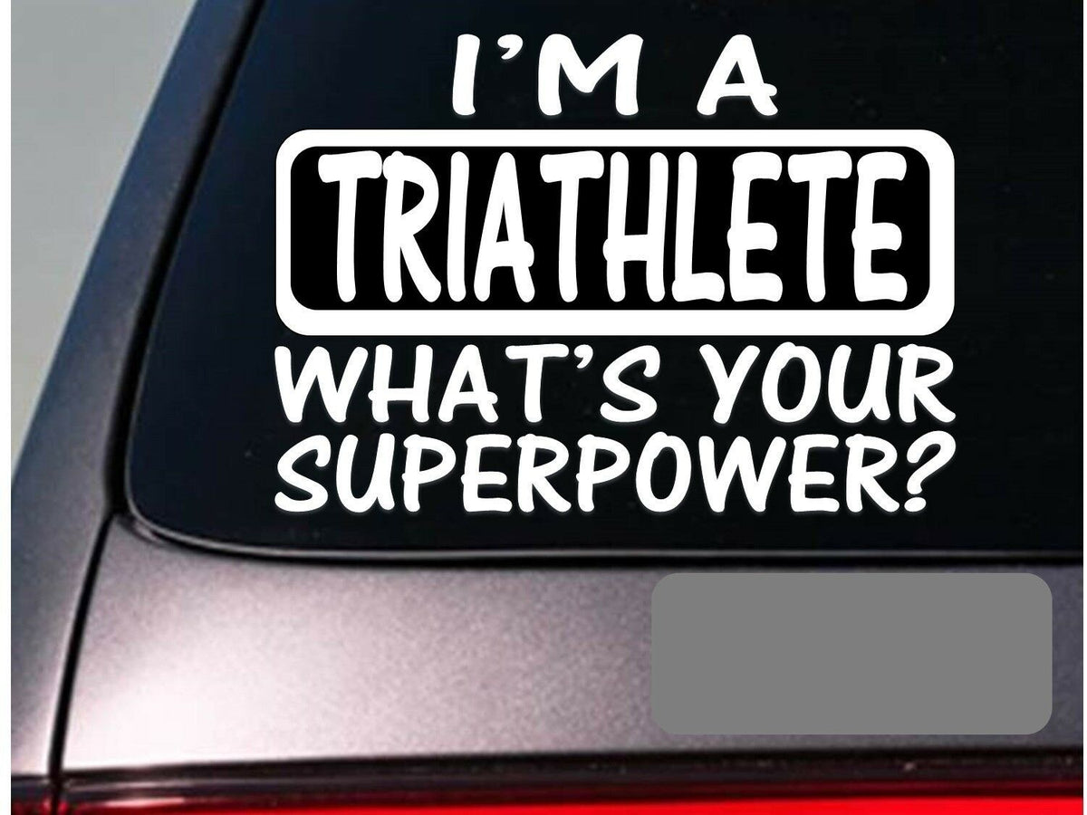 I'm a Triathlete Vinyl Decal