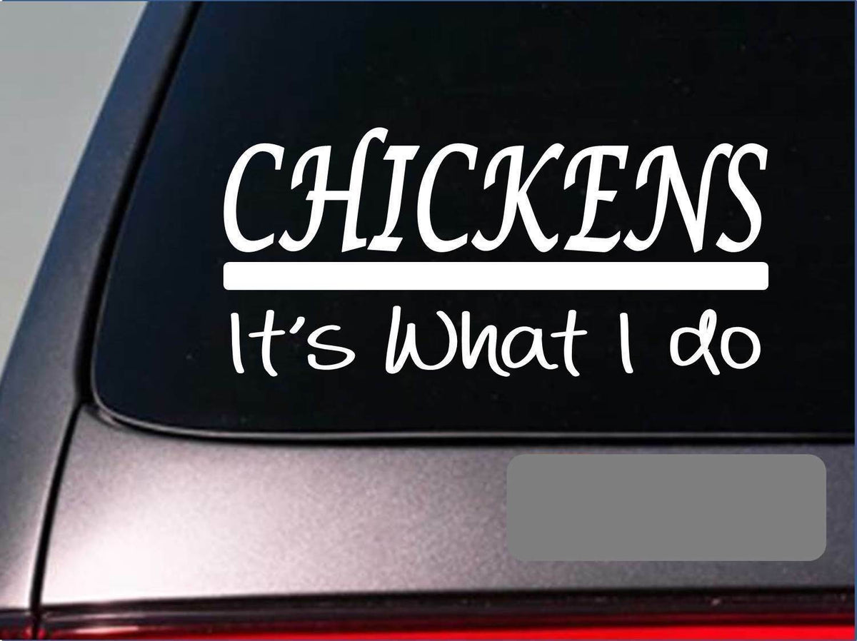Chickens Vinyl Decal
