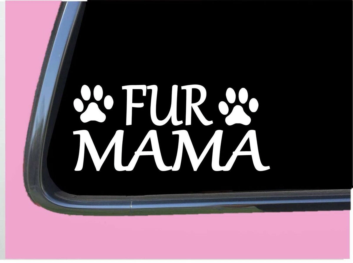 Fur Mama Vinyl Decal – 8 Inch