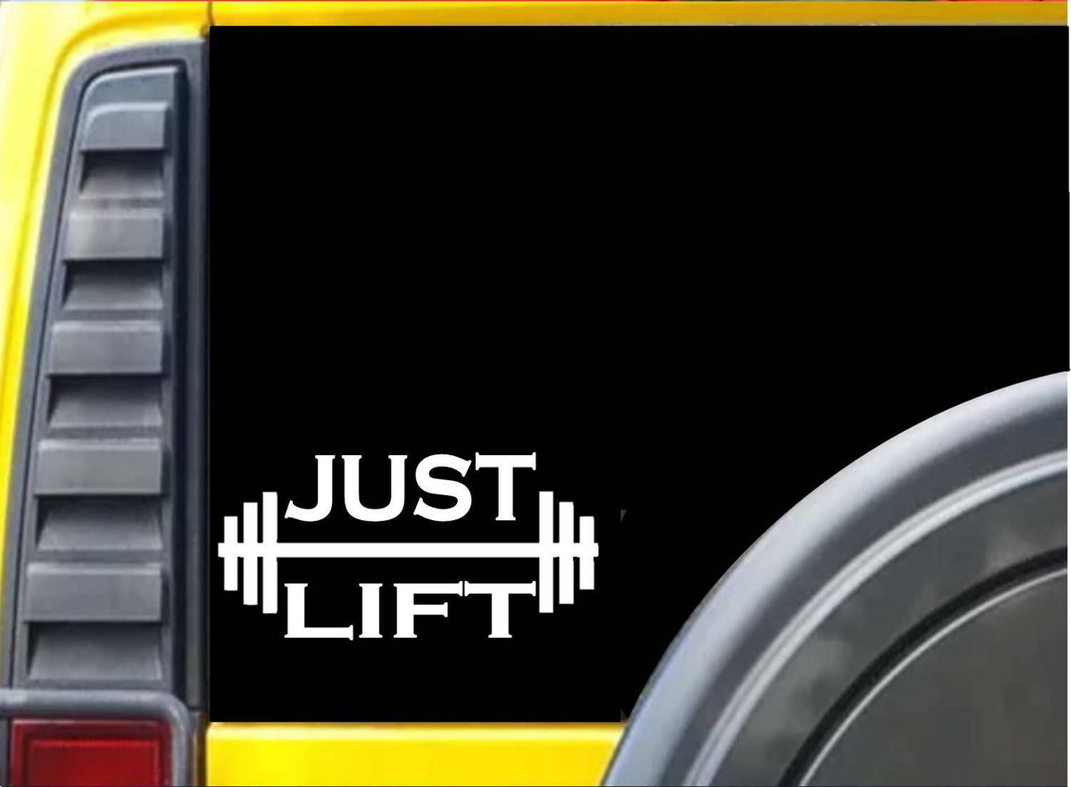 Just Lift Vinyl Decal – 8 Inch
