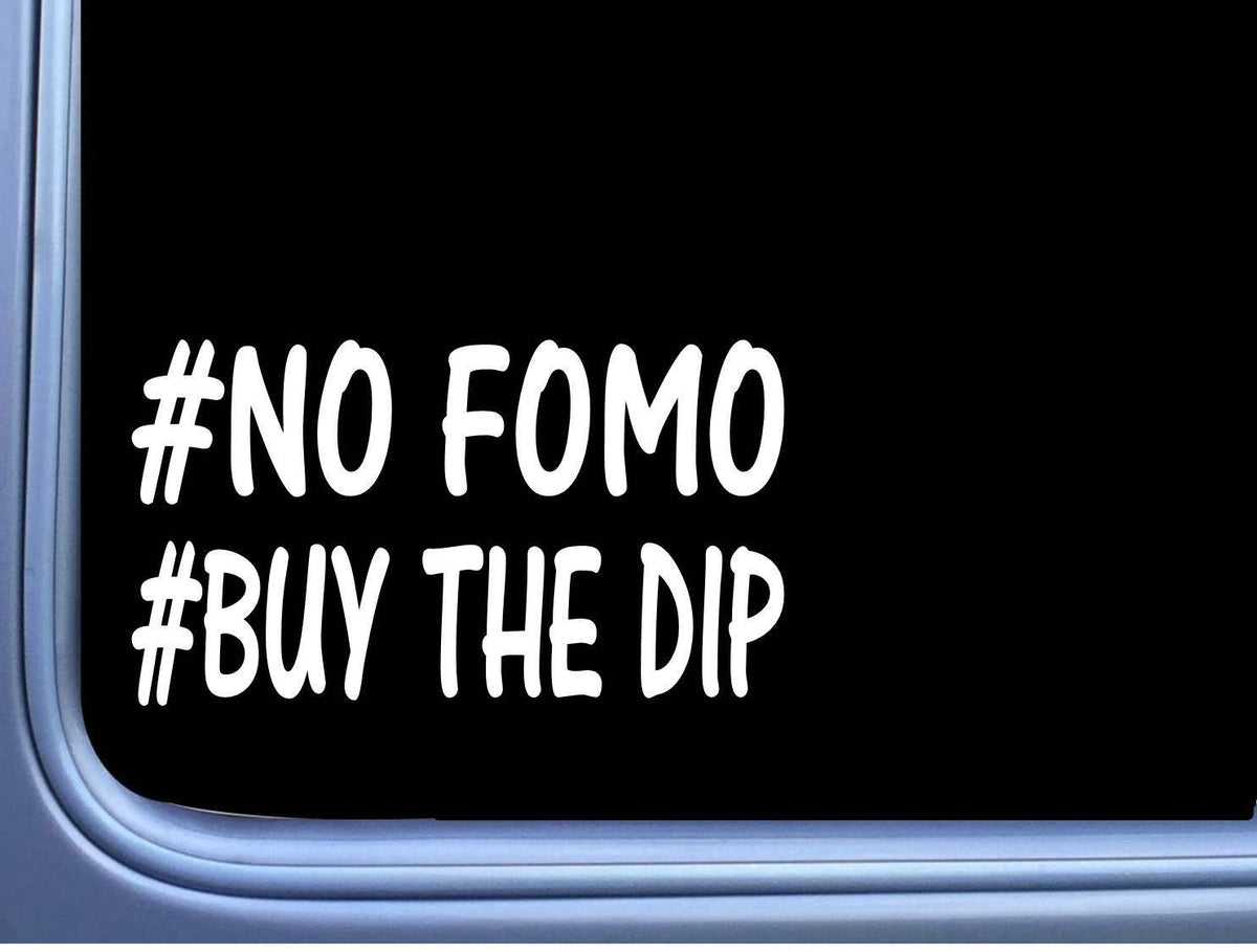 No Fomo Vinyl Decal – 8 Inch
