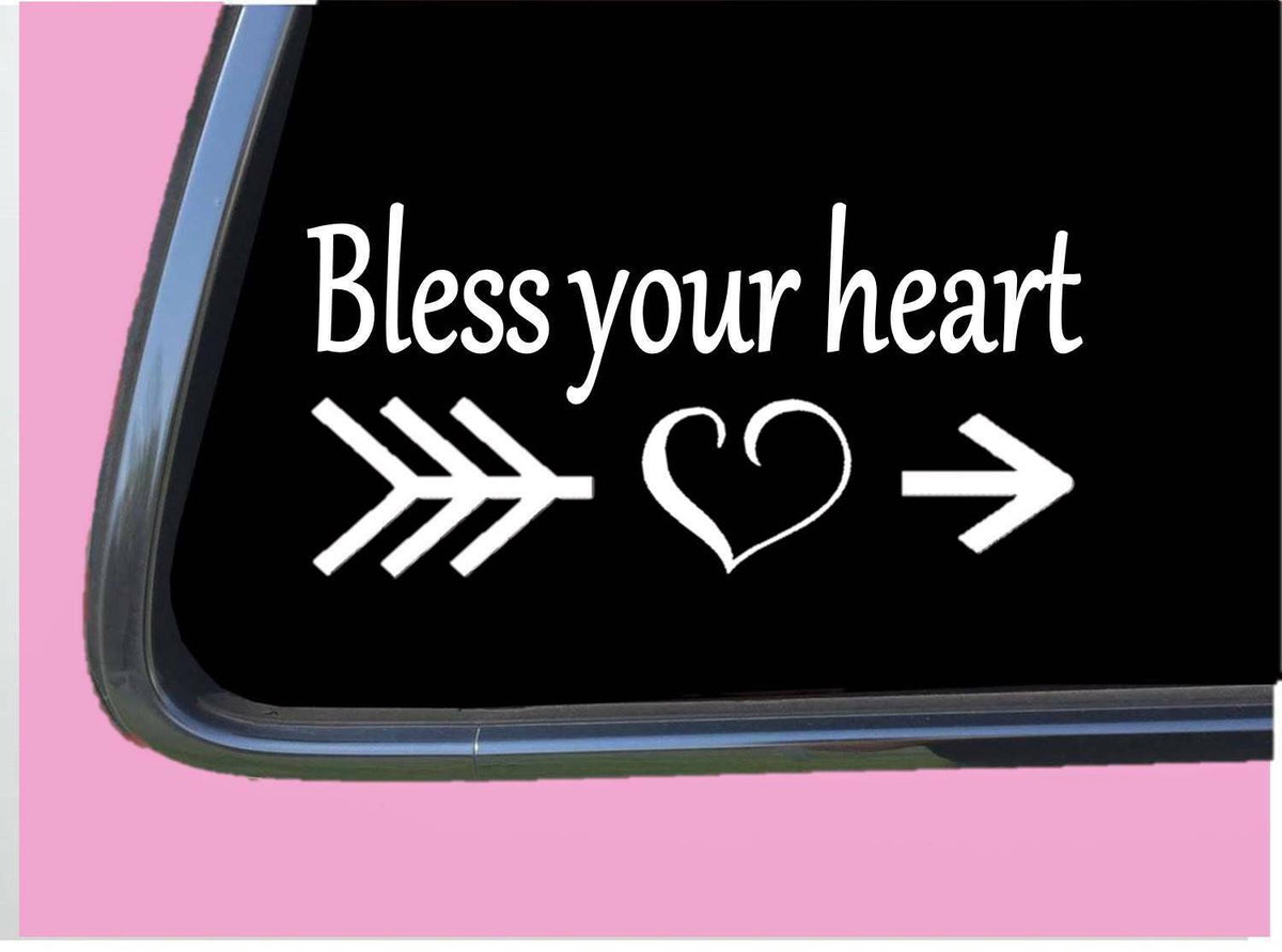 Bless Your Heart Vinyl Decal – 8 Inch