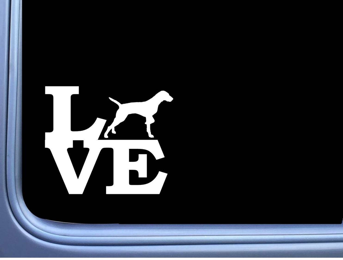 Vizsla Love Vinyl Decal – 6 Inch