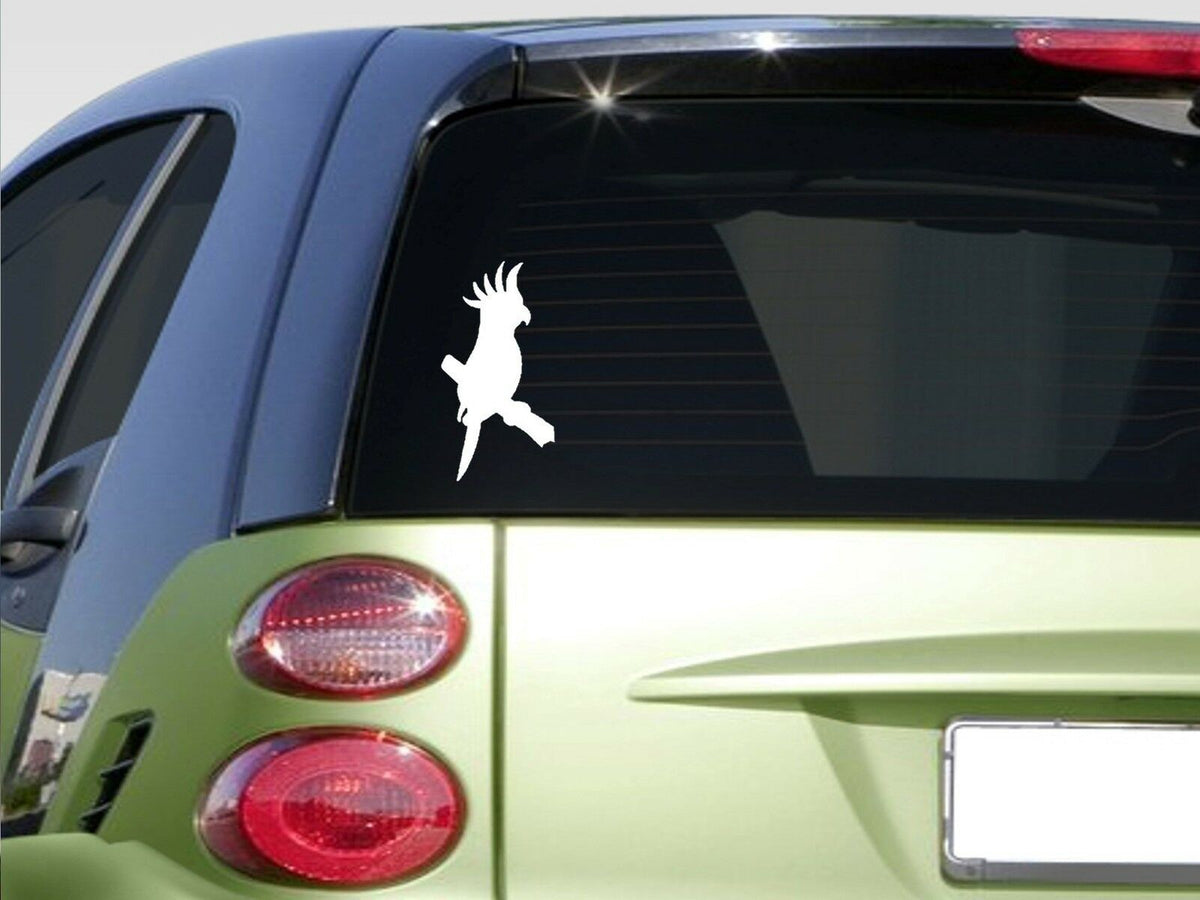 Cockatoo Vinyl Decal – 8 Inch