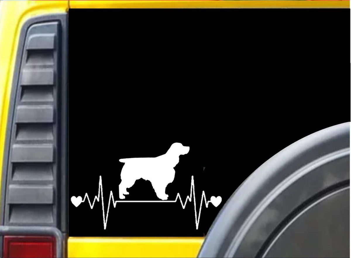 Springer Spaniel Lifeline Vinyl Decal – 8 Inch