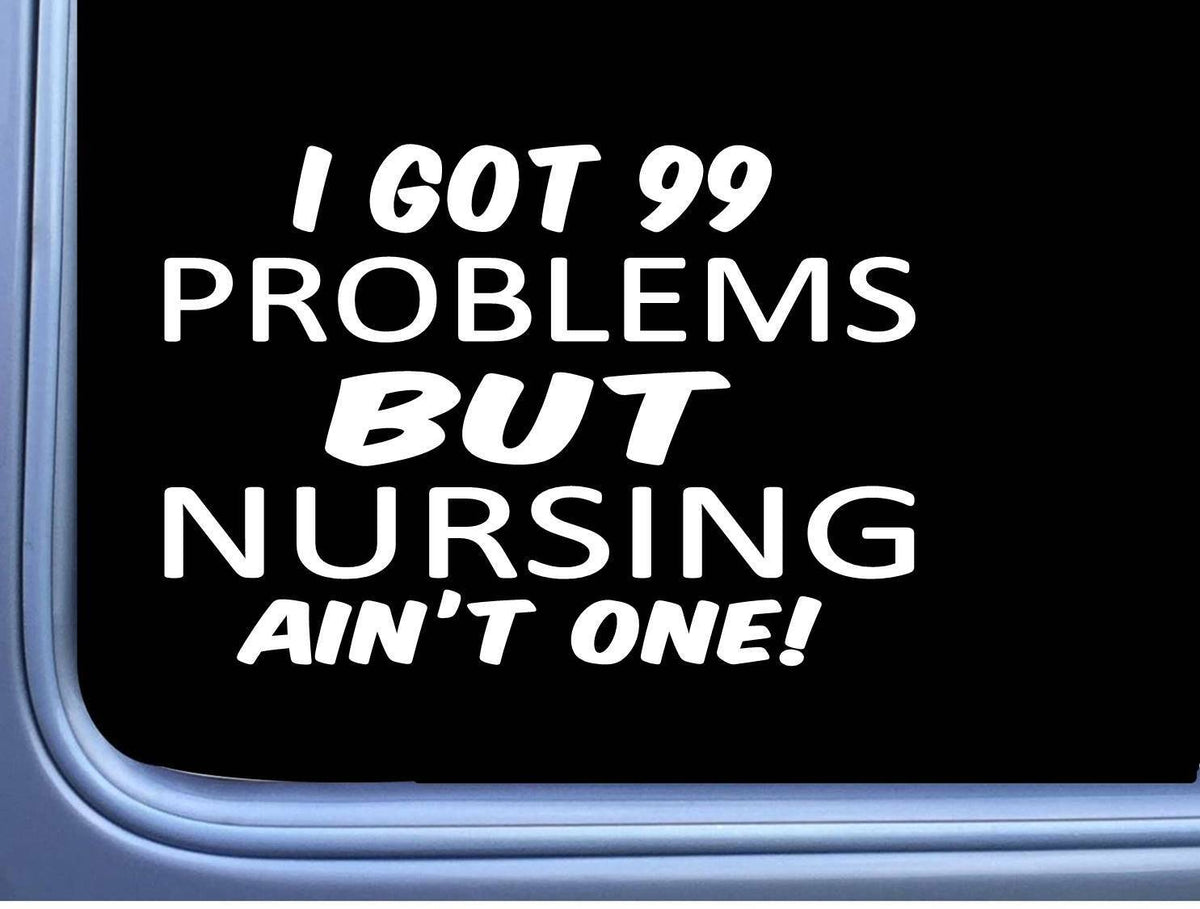 Nursing Vinyl Decal – 8 Inch