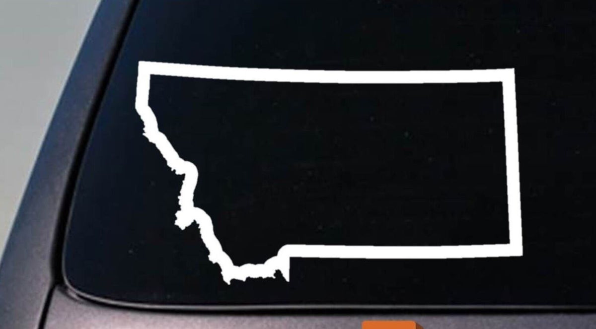 Montana State Vinyl Decal – 6 Inch