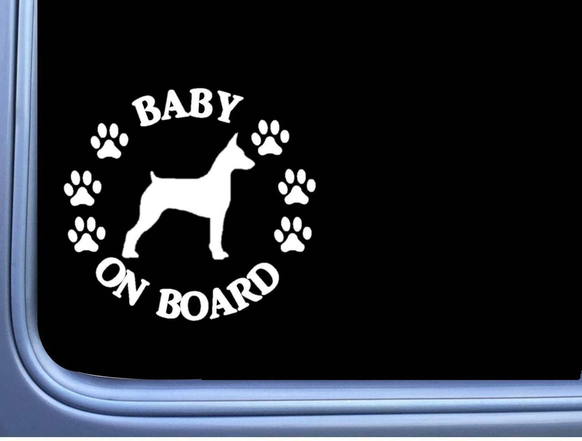 Baby on Board Decker Terrier Vinyl Decal – 6 Inch