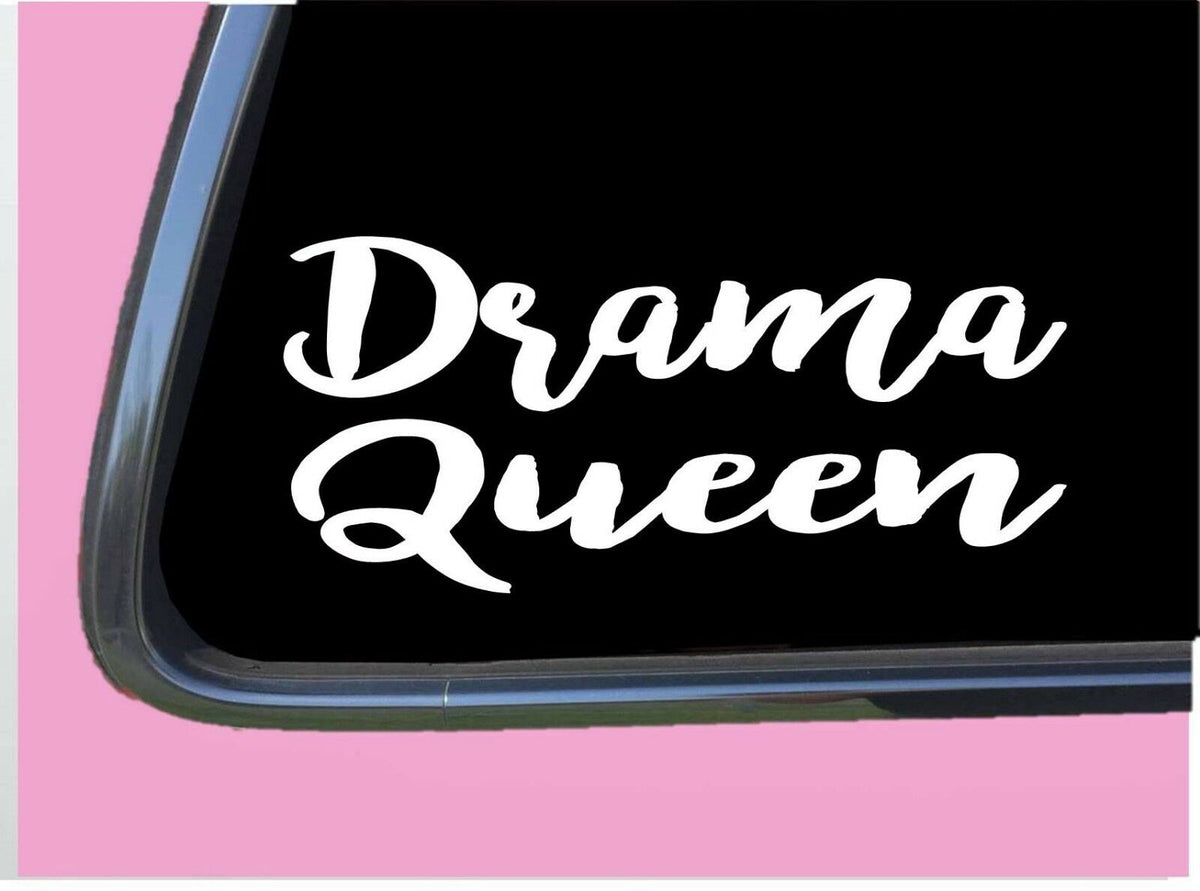 Drama Queen Vinyl Decal – 8 Inch