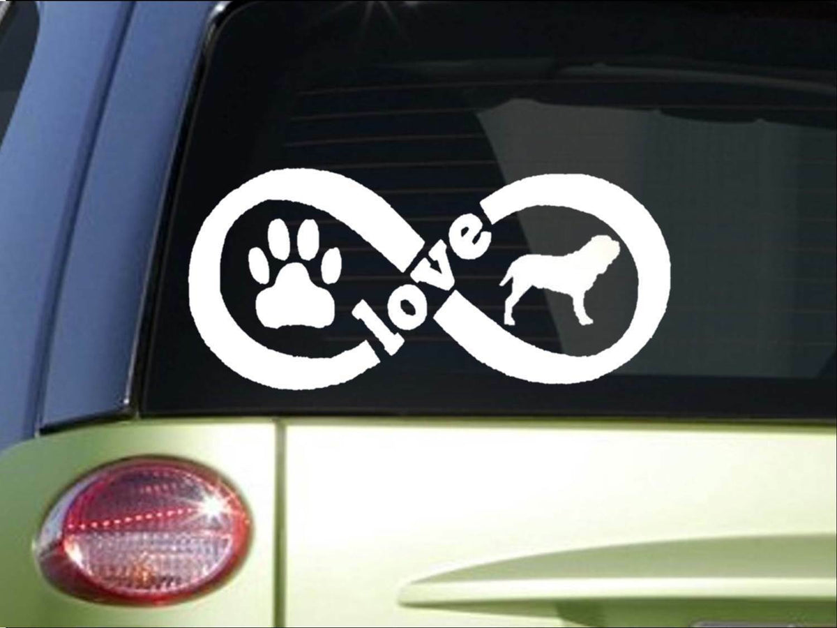 Neo Neapolitan Mastiff Infinity Vinyl Decal – 8.5 Inch