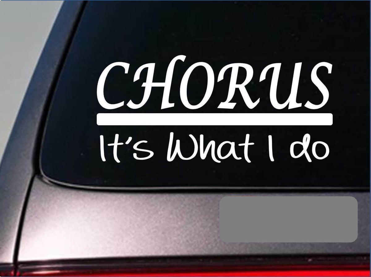 Chorus Vinyl Decal