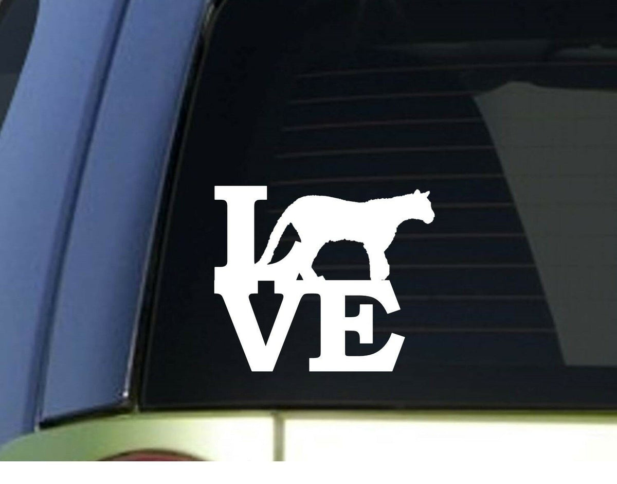 Mountain Lion Love Vinyl Decal – 6 Inch