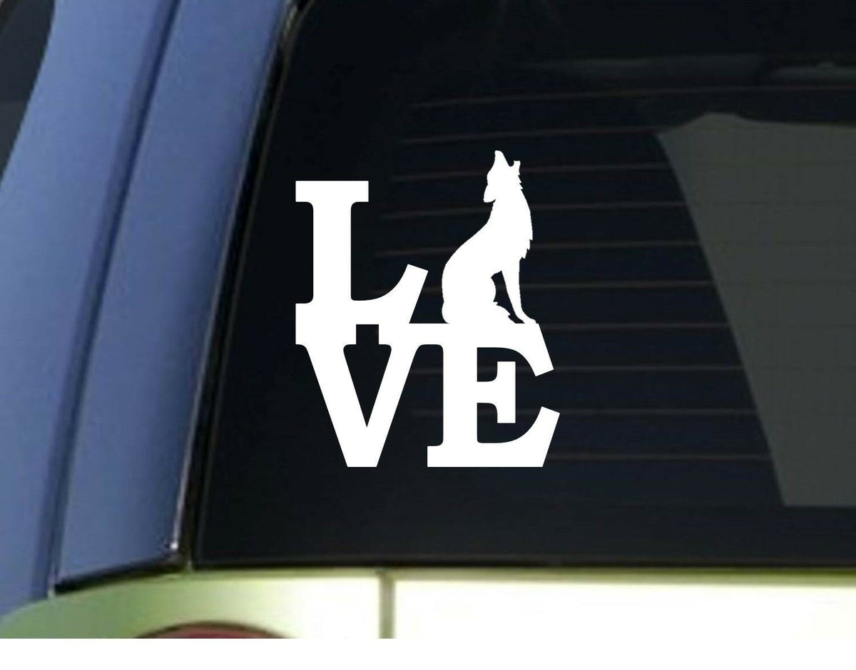 Coyote Love Vinyl Decal – 6 Inch