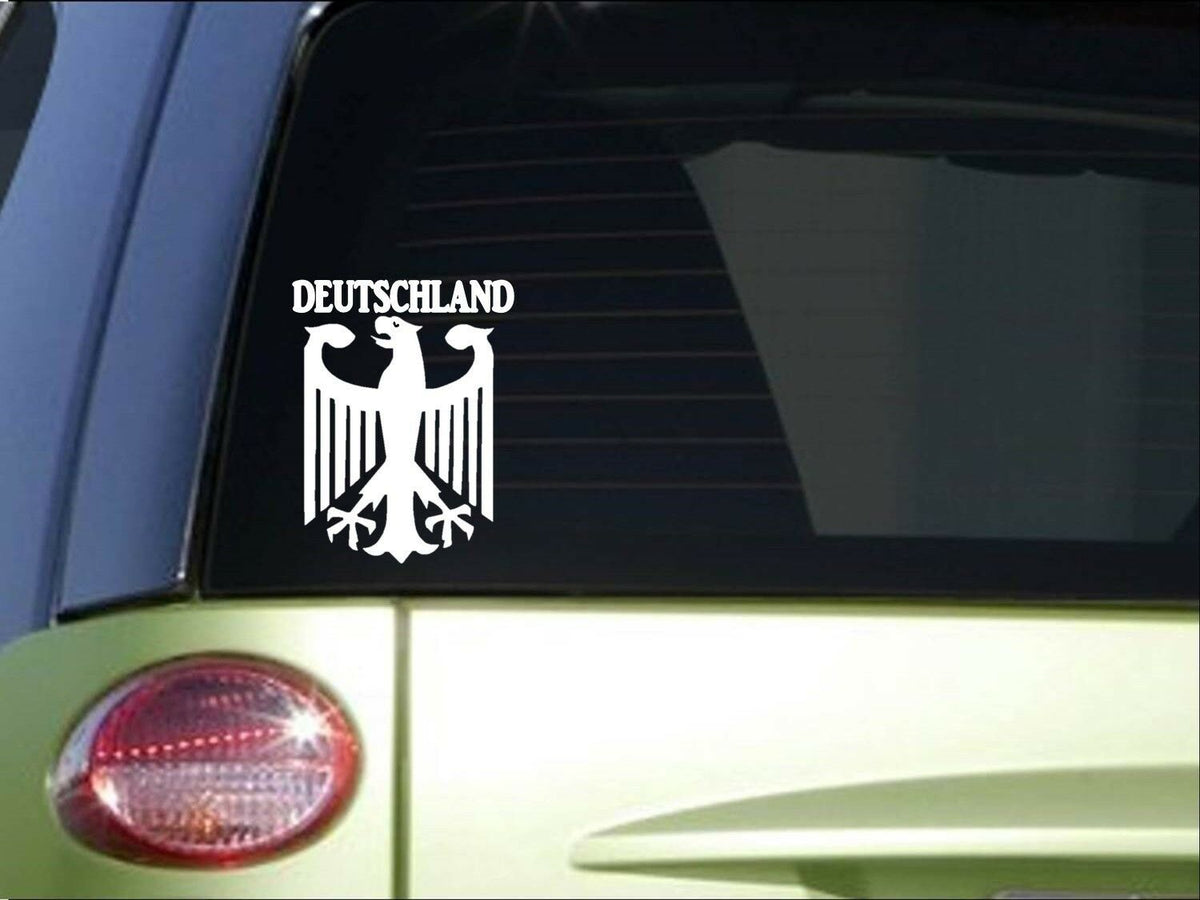 Deutshland Golden Eagle Vinyl Decal – 8 Inch