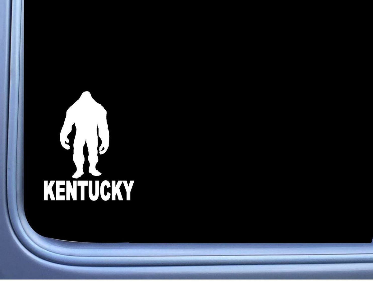 Bigfoot Kentucky State Vinyl Decal – 6 Inch