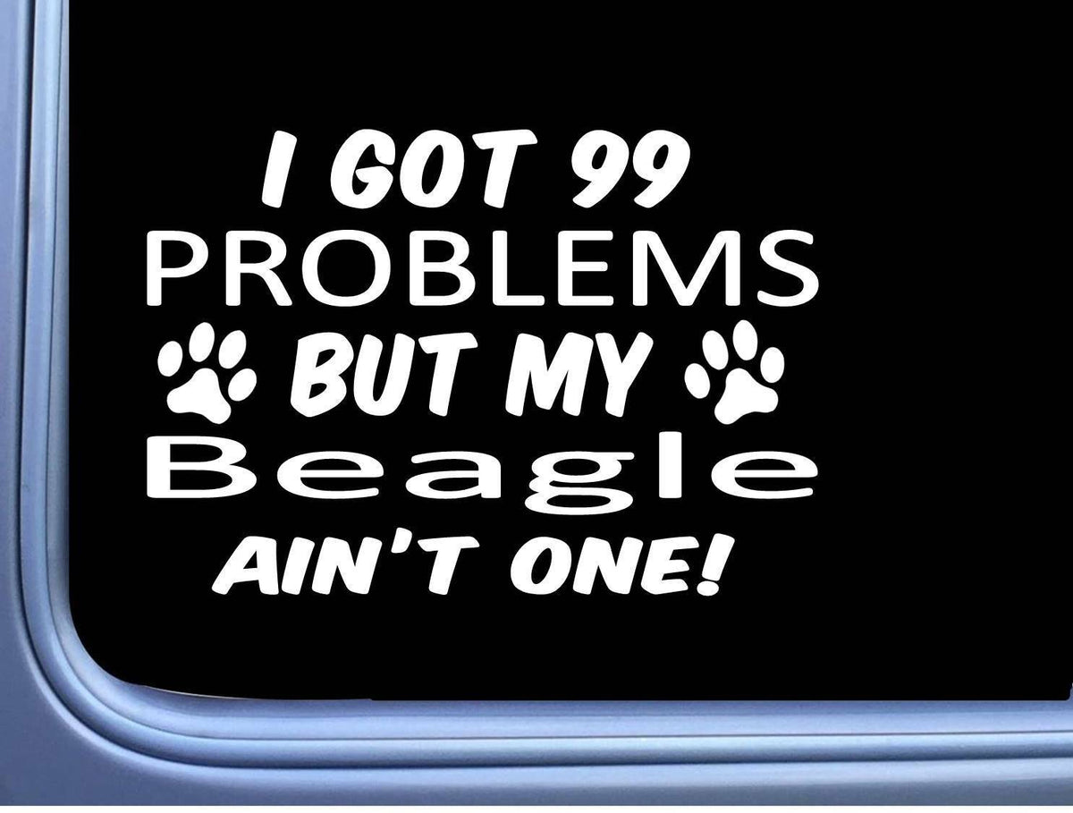 Beagle Hound Vinyl Decal – 8 Inch