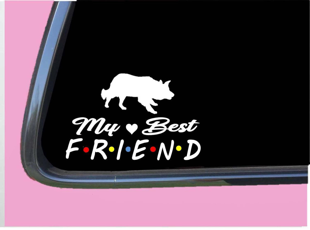 Border Collie Vinyl Decal – 6 Inch