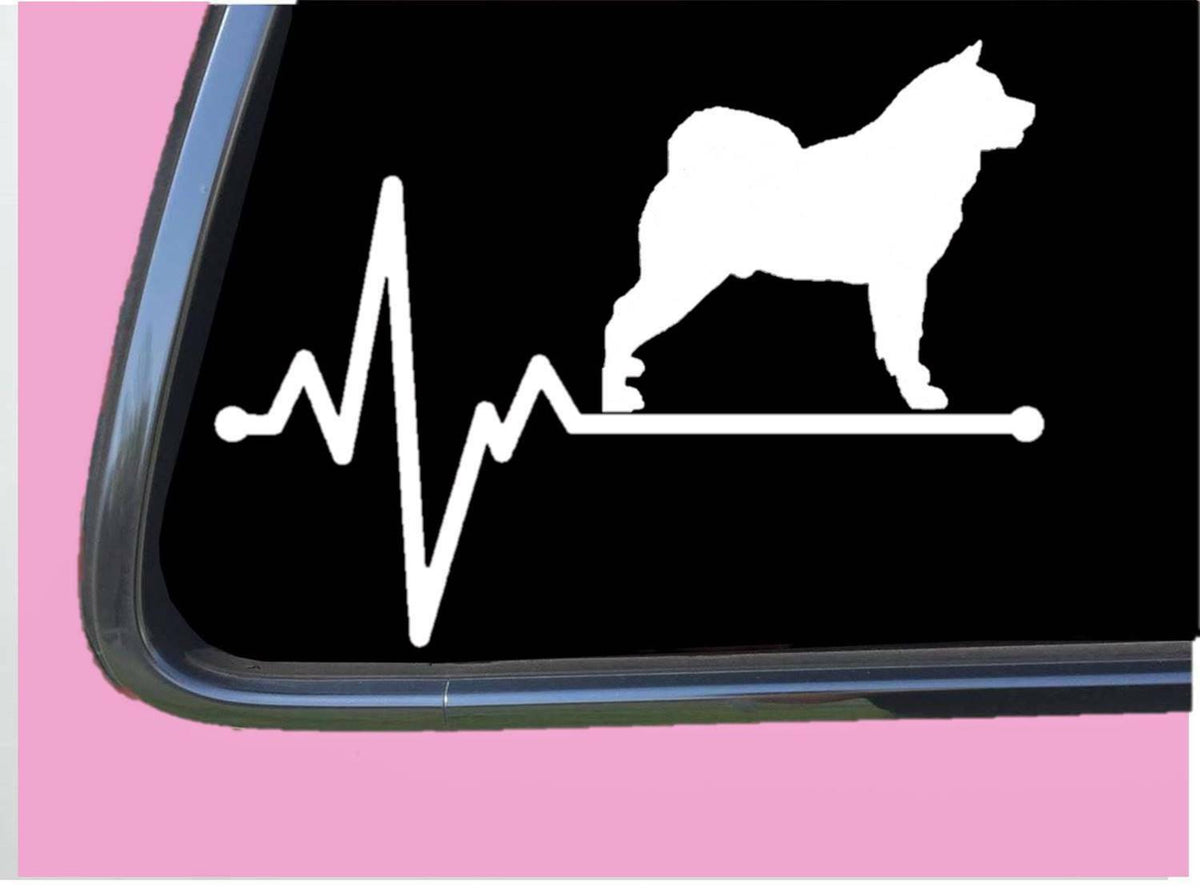 Akita Lifeline Vinyl Decal – 8 Inch