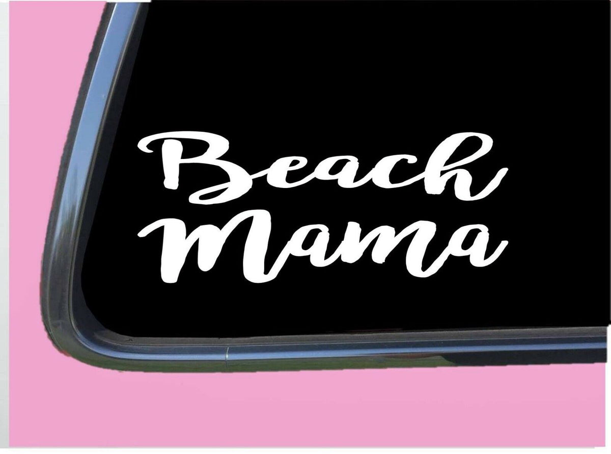 Beach Mama Vinyl Decal – 8 Inch