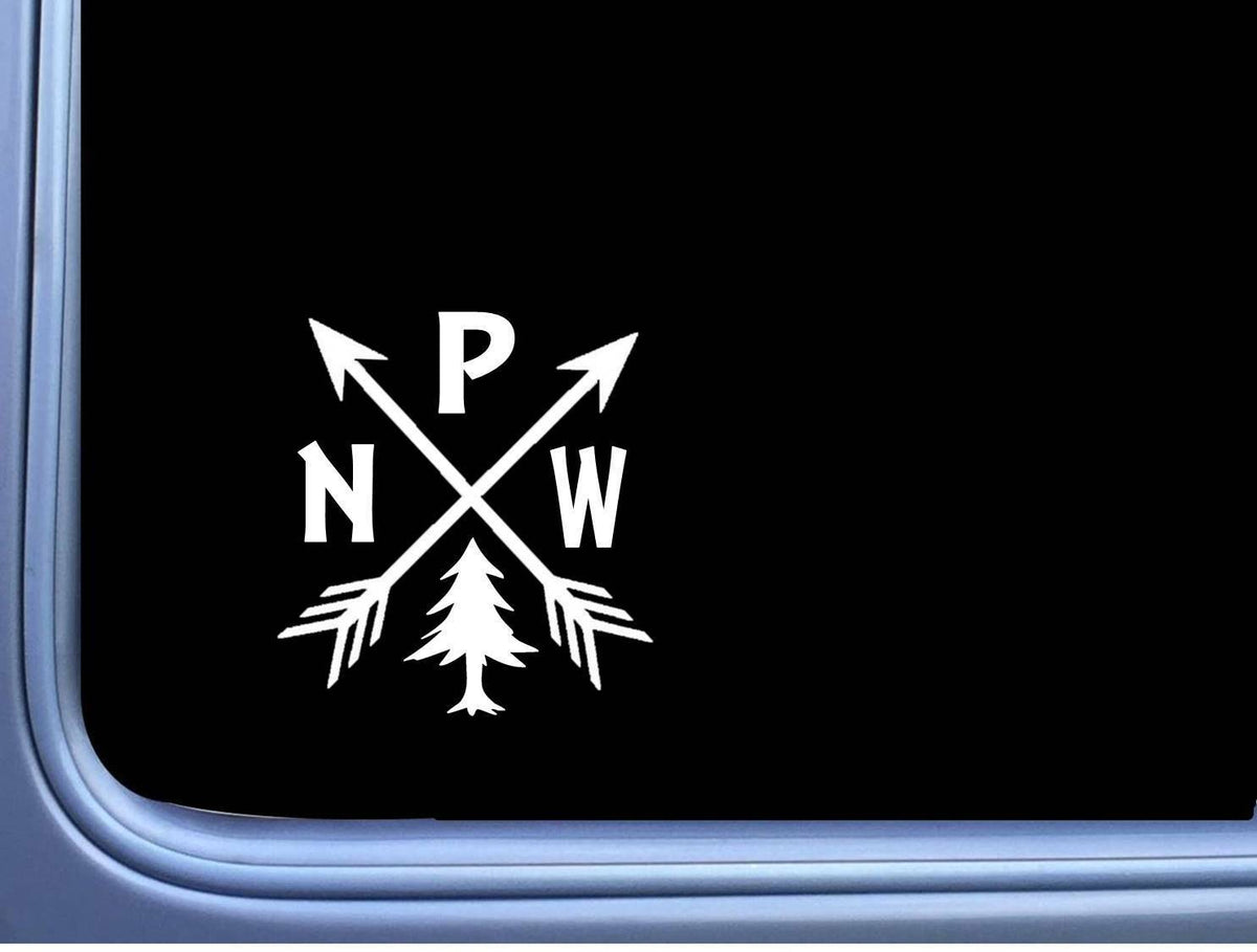 Pacific Northwest Pnw Hiking Vinyl Decal – 6 Inch