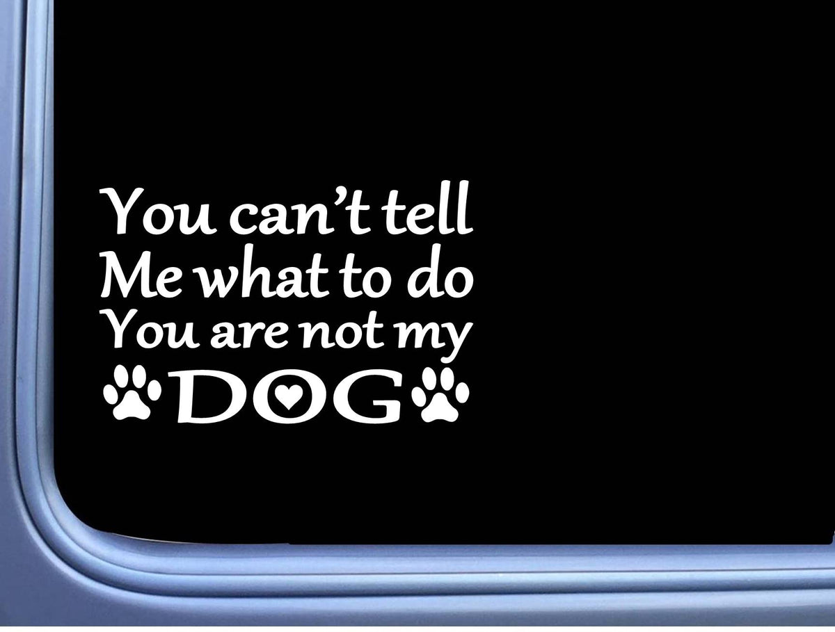 Dog Vinyl Decal – 8 Inch