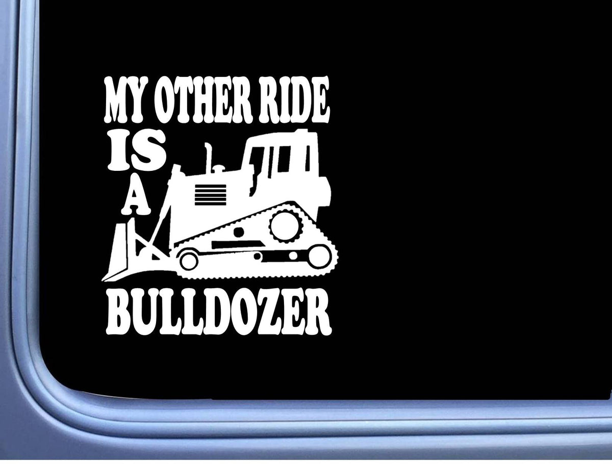Bulldozer Vinyl Decal – 6 Inch