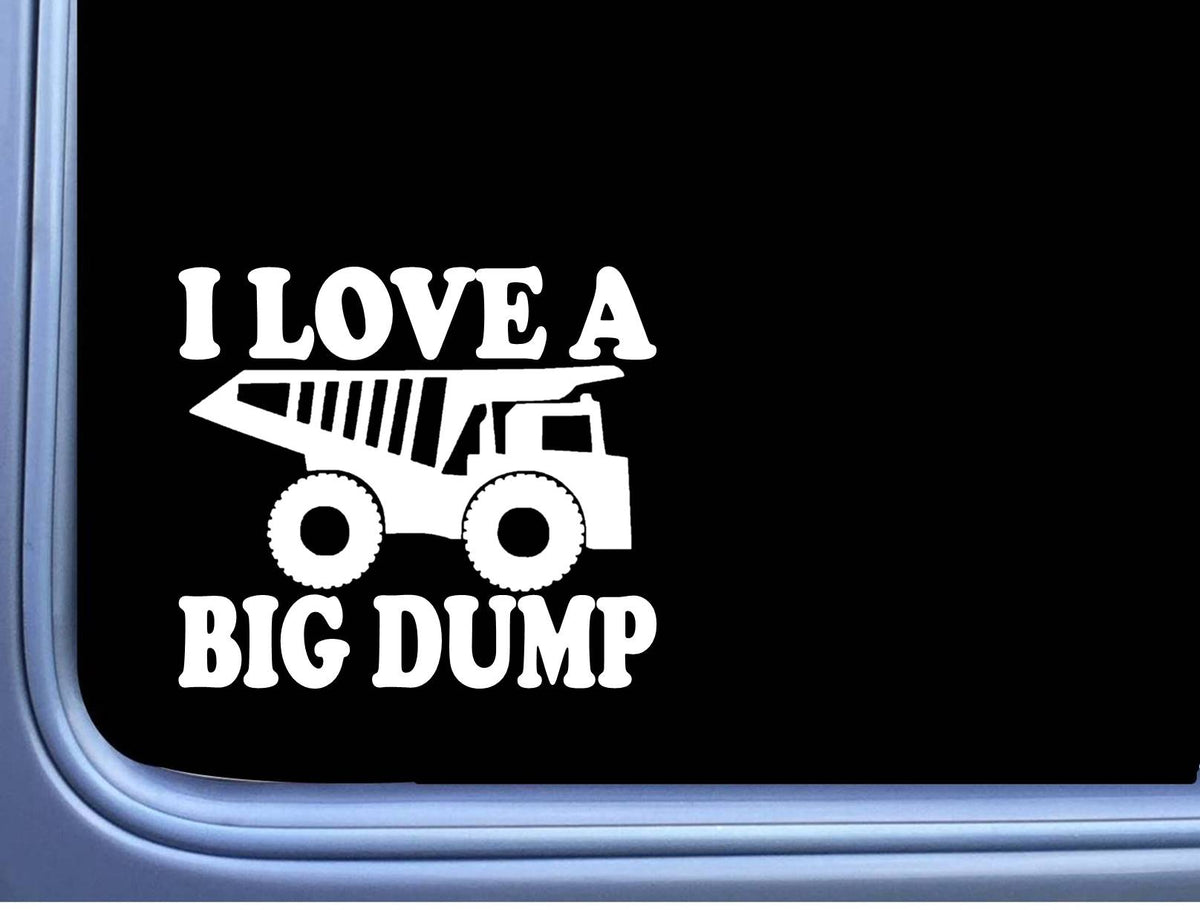 Dump Truck Big Dump Vinyl Decal – 6 Inch