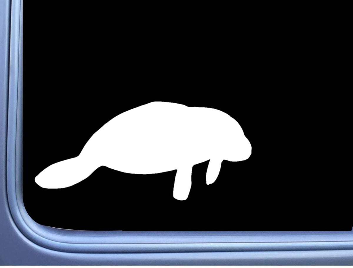 Manatee Sea Cow Vinyl Decal – 8 Inch