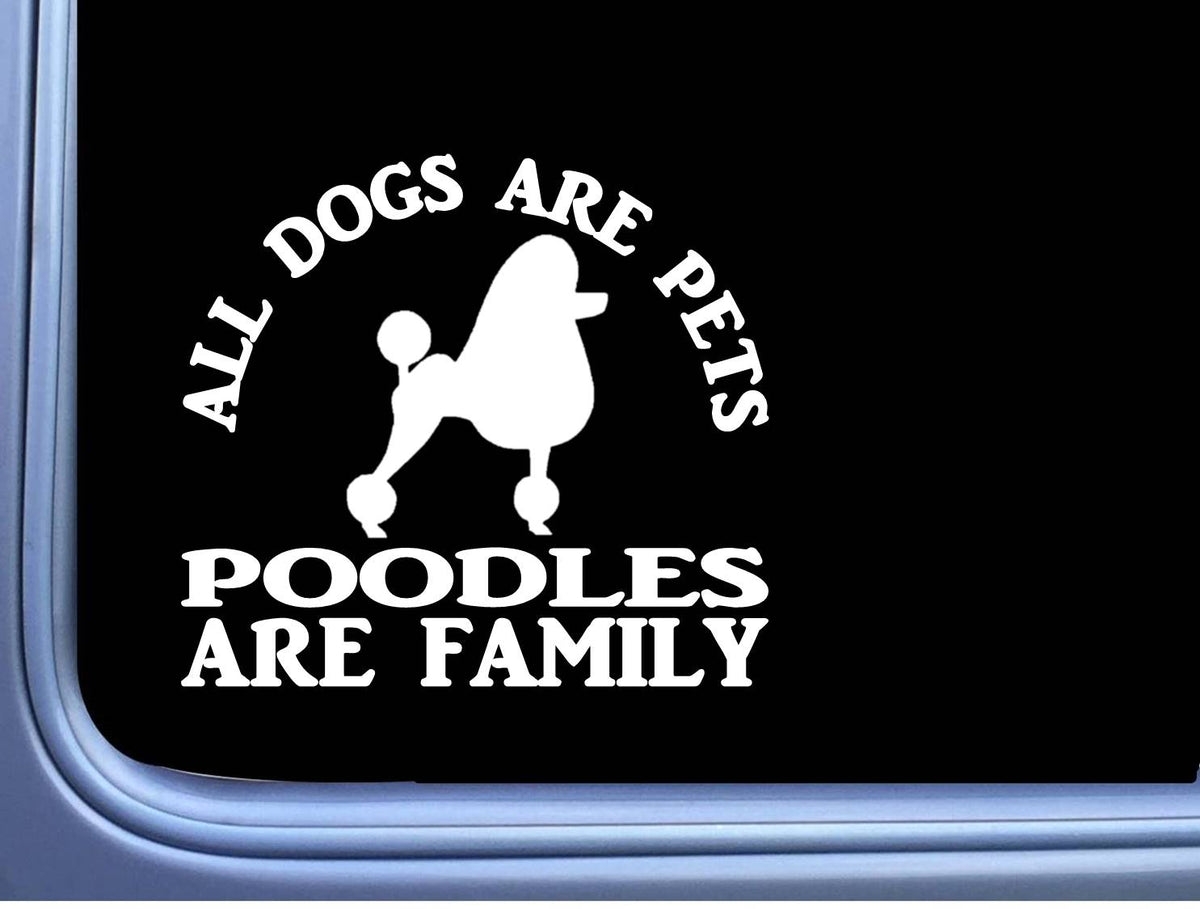 Poodle Vinyl Decal – 6 Inch